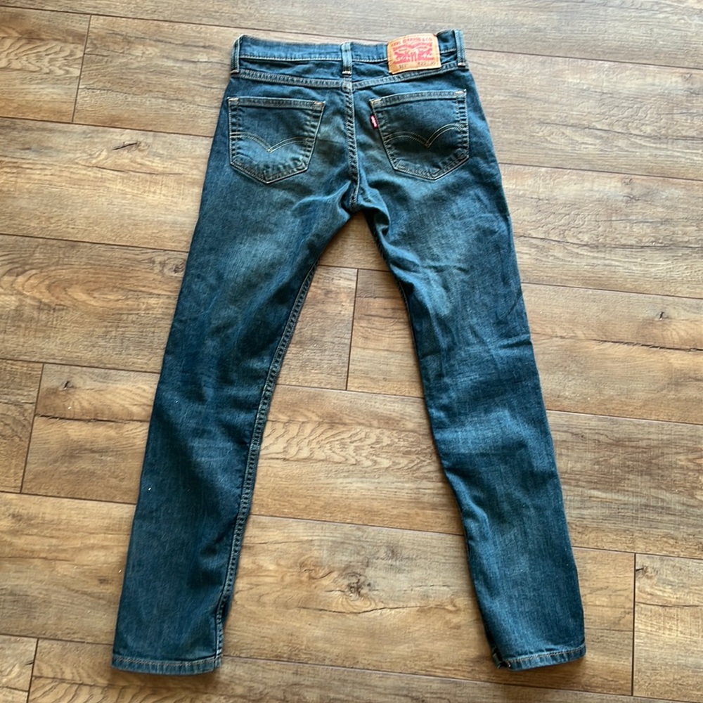 Levi stratus and Company 511 blue jeans